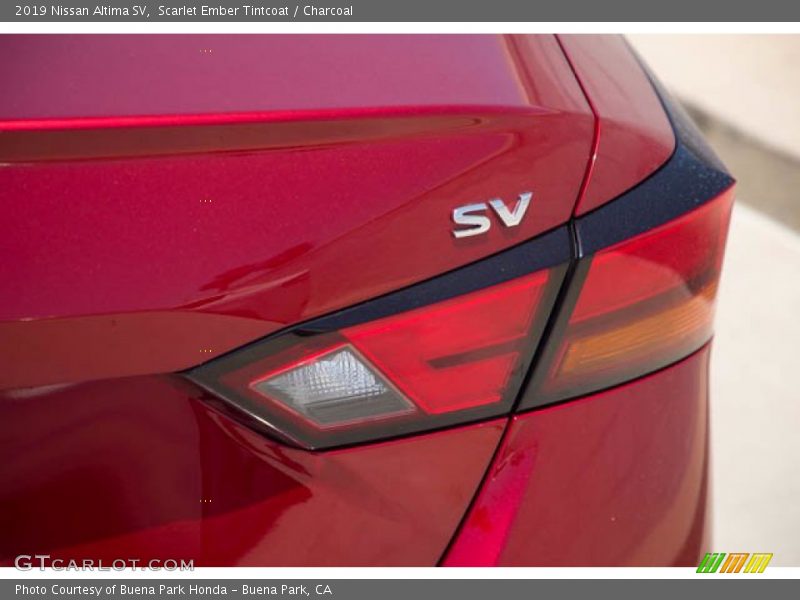 Scarlet Ember Tintcoat / Charcoal 2019 Nissan Altima SV