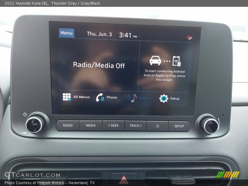 Thunder Gray / Gray/Black 2022 Hyundai Kona SEL