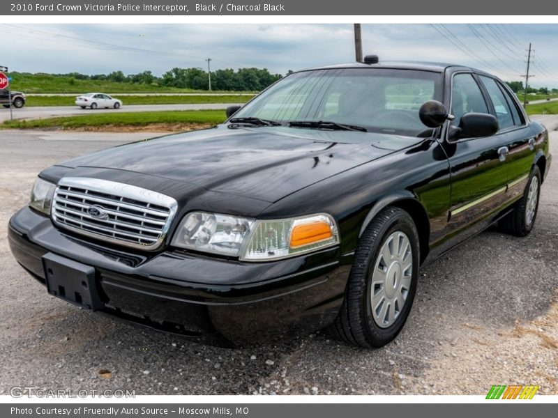 Black / Charcoal Black 2010 Ford Crown Victoria Police Interceptor