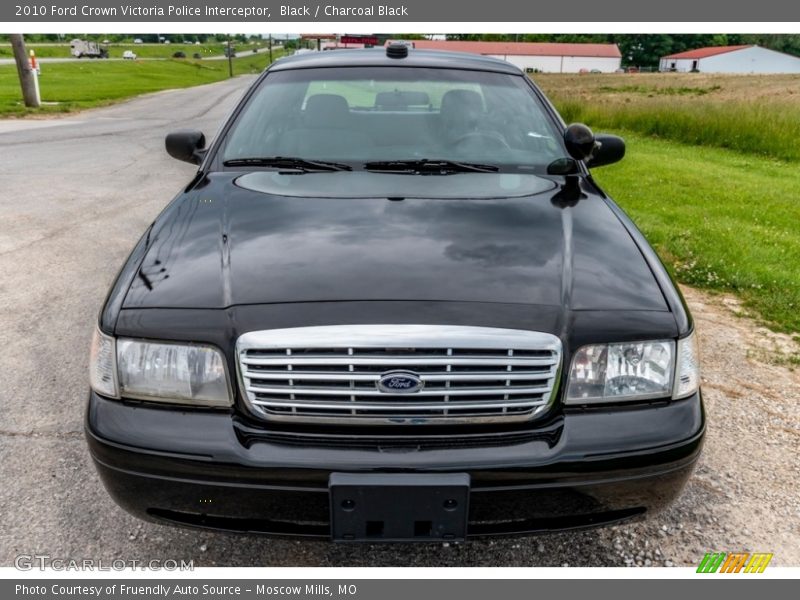 Black / Charcoal Black 2010 Ford Crown Victoria Police Interceptor