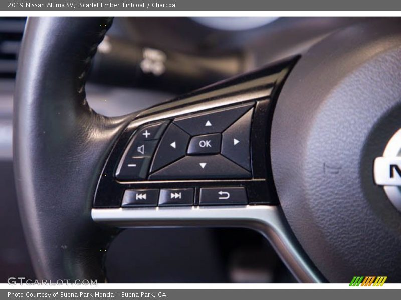 Scarlet Ember Tintcoat / Charcoal 2019 Nissan Altima SV