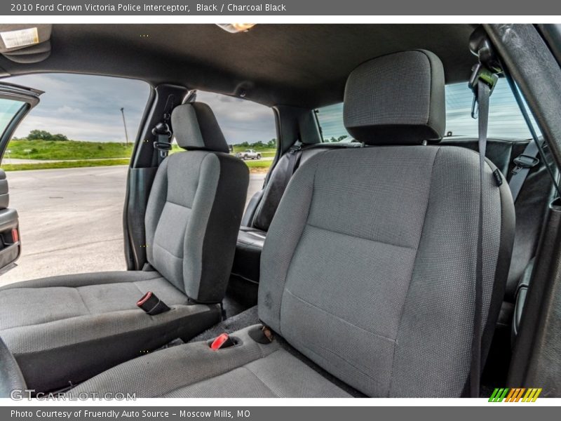 Black / Charcoal Black 2010 Ford Crown Victoria Police Interceptor