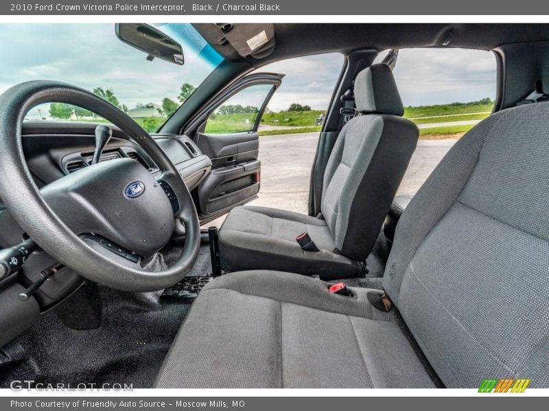 Black / Charcoal Black 2010 Ford Crown Victoria Police Interceptor
