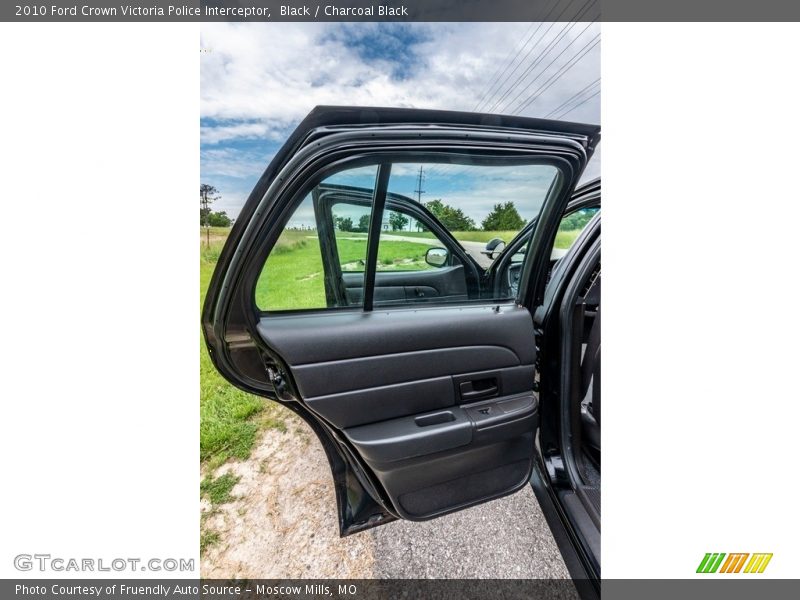 Black / Charcoal Black 2010 Ford Crown Victoria Police Interceptor