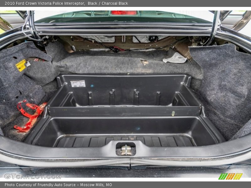  2010 Crown Victoria Police Interceptor Trunk