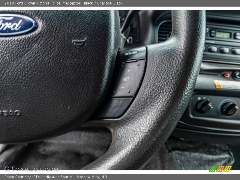 Black / Charcoal Black 2010 Ford Crown Victoria Police Interceptor