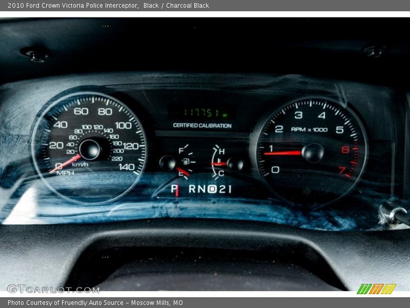 Black / Charcoal Black 2010 Ford Crown Victoria Police Interceptor