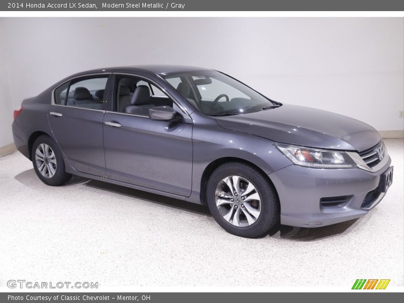Modern Steel Metallic / Gray 2014 Honda Accord LX Sedan