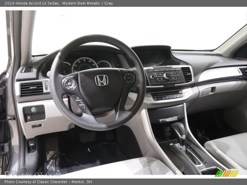 Modern Steel Metallic / Gray 2014 Honda Accord LX Sedan