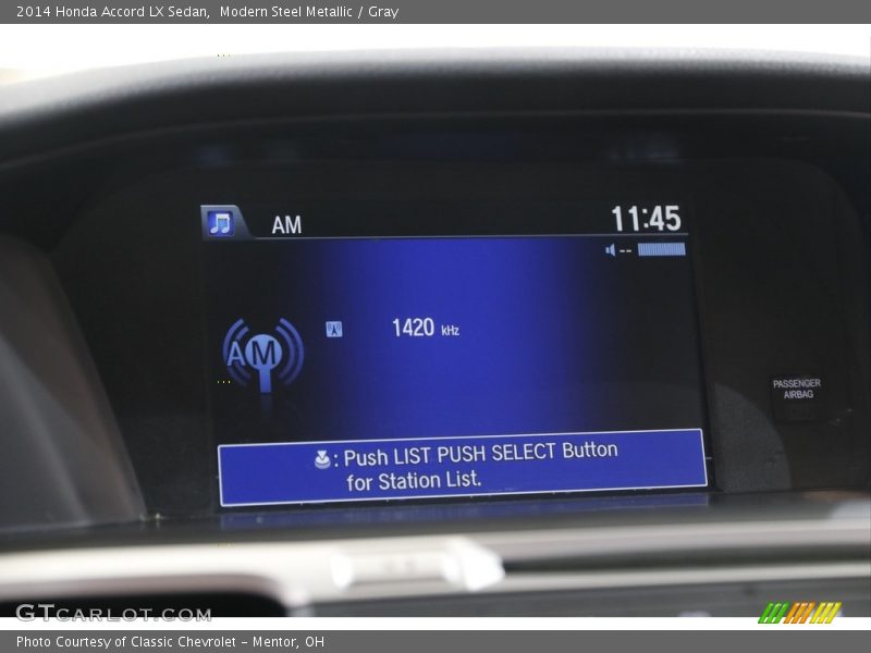 Modern Steel Metallic / Gray 2014 Honda Accord LX Sedan