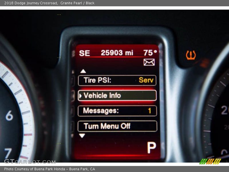 Granite Pearl / Black 2018 Dodge Journey Crossroad