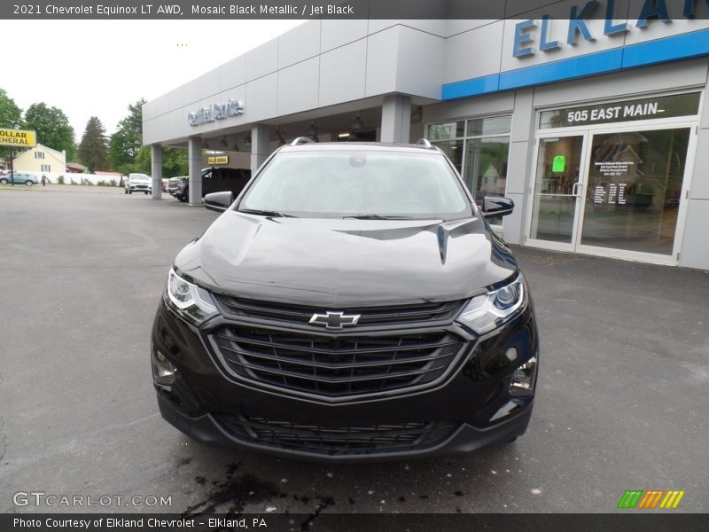 Mosaic Black Metallic / Jet Black 2021 Chevrolet Equinox LT AWD