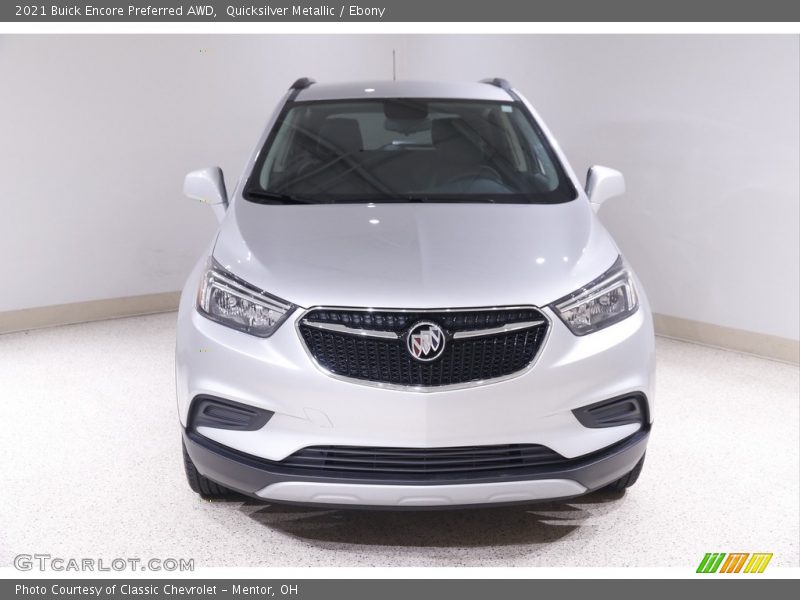 Quicksilver Metallic / Ebony 2021 Buick Encore Preferred AWD