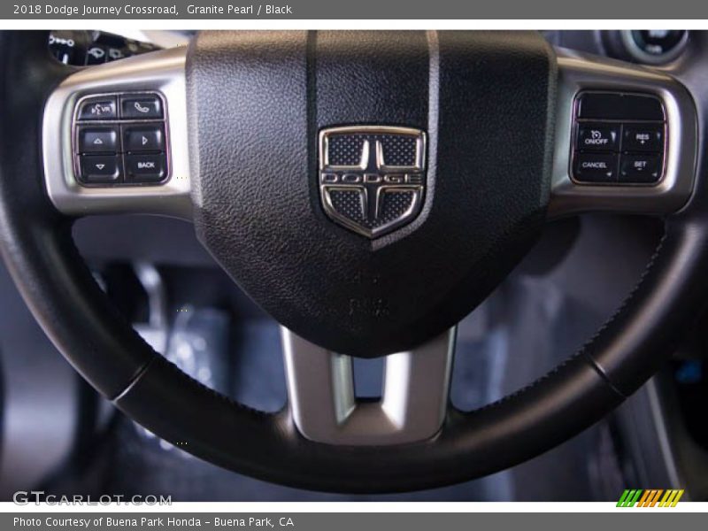 Granite Pearl / Black 2018 Dodge Journey Crossroad