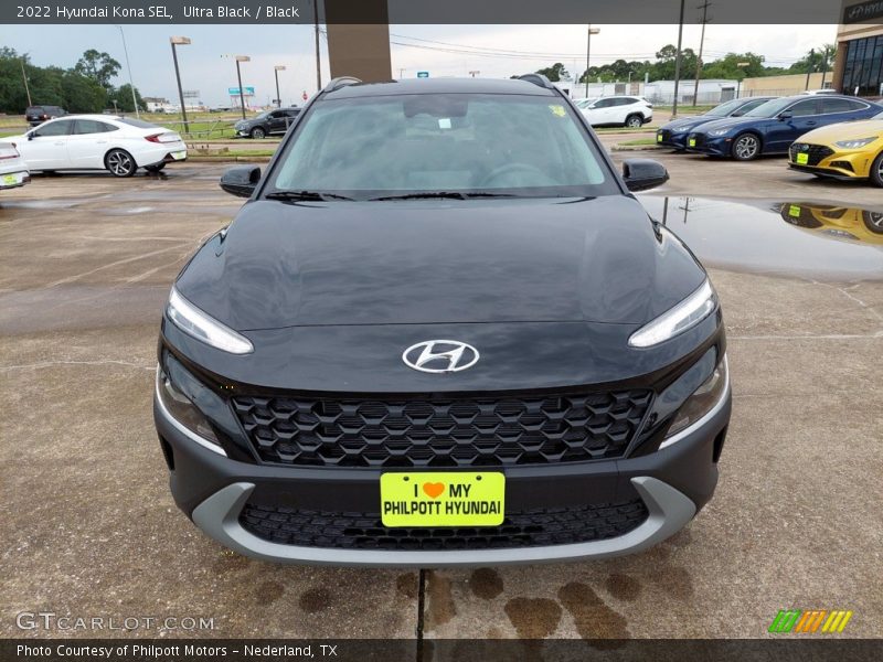 Ultra Black / Black 2022 Hyundai Kona SEL