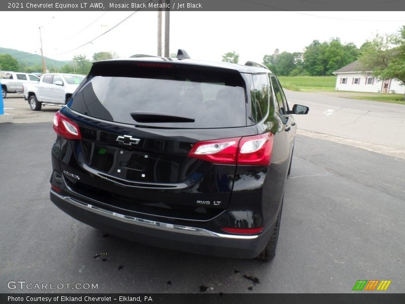 Mosaic Black Metallic / Jet Black 2021 Chevrolet Equinox LT AWD