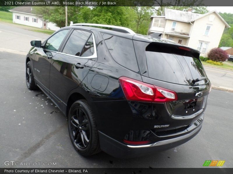 Mosaic Black Metallic / Jet Black 2021 Chevrolet Equinox LT AWD