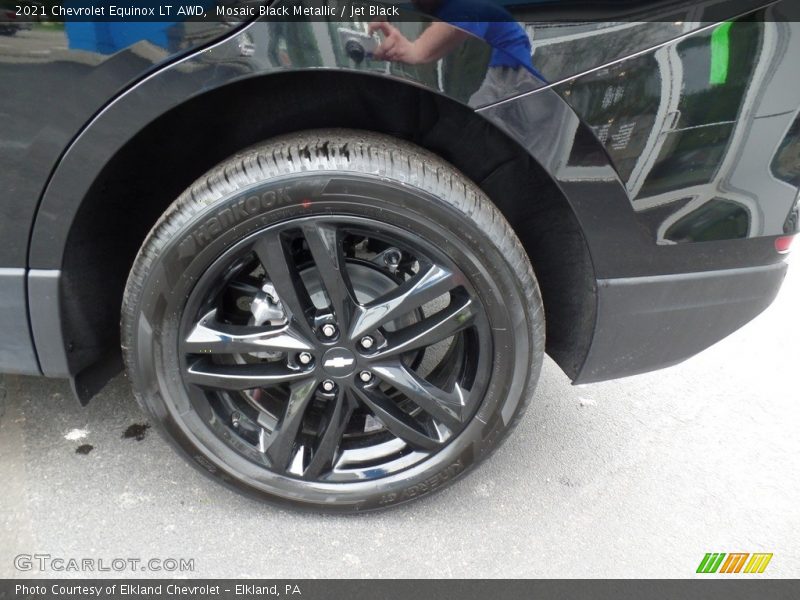 Mosaic Black Metallic / Jet Black 2021 Chevrolet Equinox LT AWD