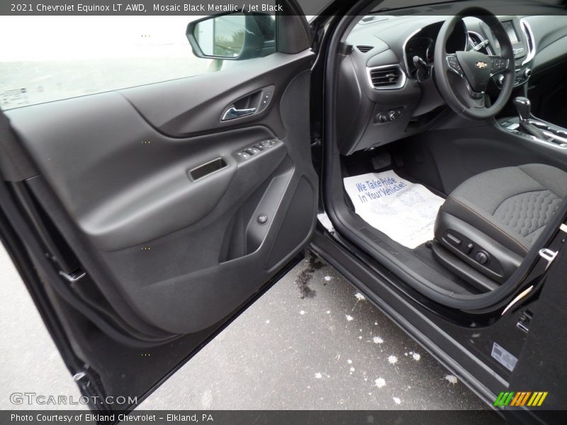 Mosaic Black Metallic / Jet Black 2021 Chevrolet Equinox LT AWD