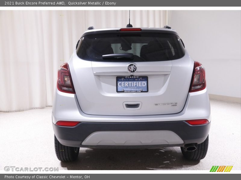 Quicksilver Metallic / Ebony 2021 Buick Encore Preferred AWD