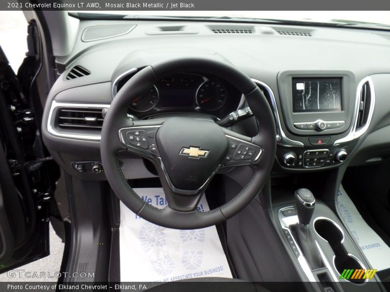 Mosaic Black Metallic / Jet Black 2021 Chevrolet Equinox LT AWD