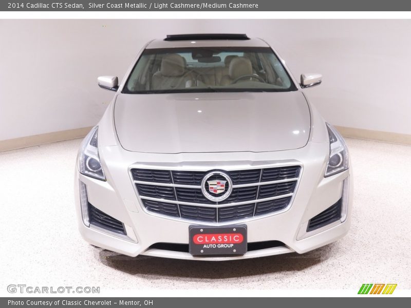 Silver Coast Metallic / Light Cashmere/Medium Cashmere 2014 Cadillac CTS Sedan