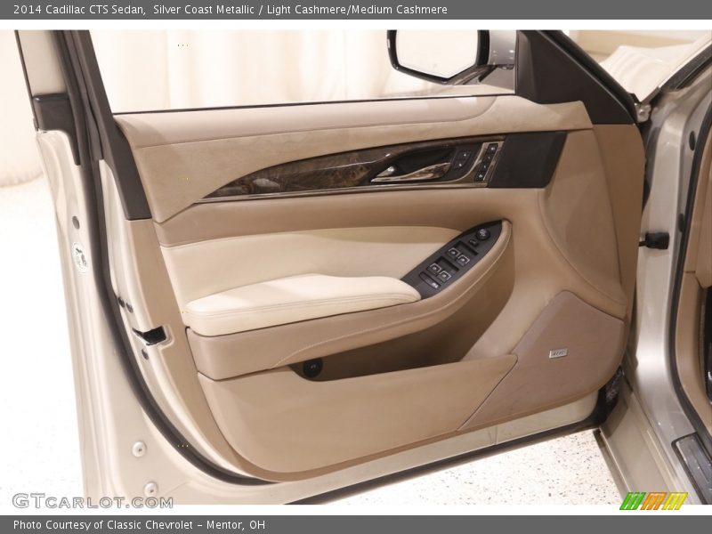 Silver Coast Metallic / Light Cashmere/Medium Cashmere 2014 Cadillac CTS Sedan