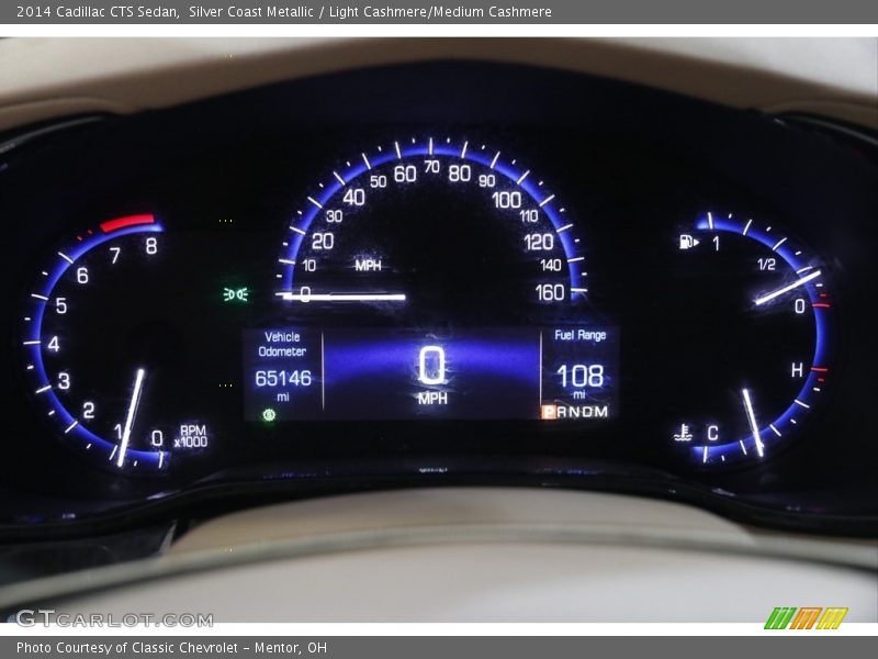Silver Coast Metallic / Light Cashmere/Medium Cashmere 2014 Cadillac CTS Sedan