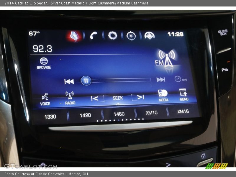 Silver Coast Metallic / Light Cashmere/Medium Cashmere 2014 Cadillac CTS Sedan