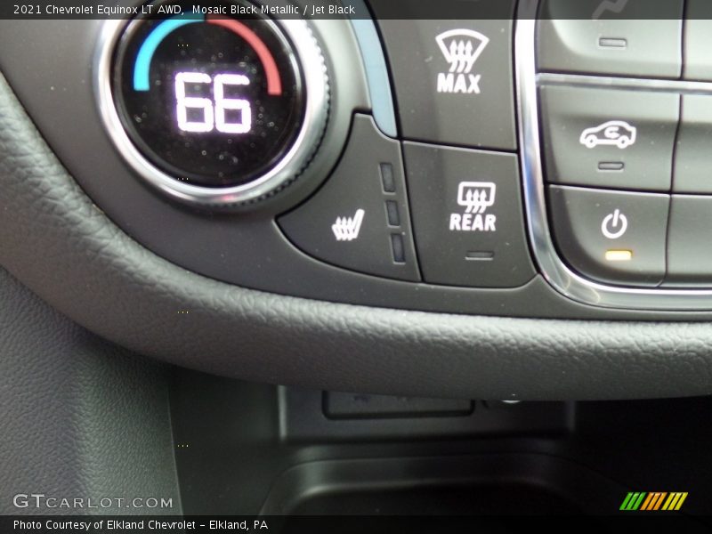 Mosaic Black Metallic / Jet Black 2021 Chevrolet Equinox LT AWD