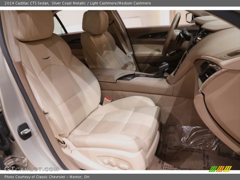 Silver Coast Metallic / Light Cashmere/Medium Cashmere 2014 Cadillac CTS Sedan