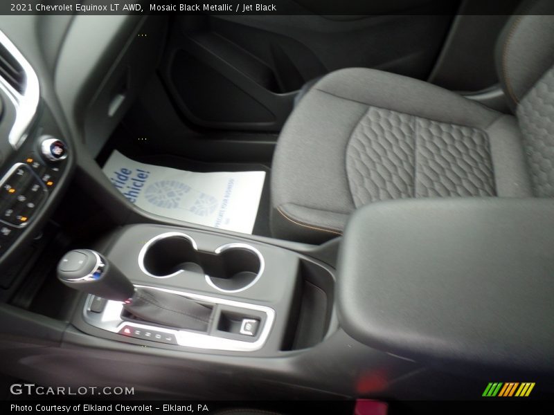 Mosaic Black Metallic / Jet Black 2021 Chevrolet Equinox LT AWD