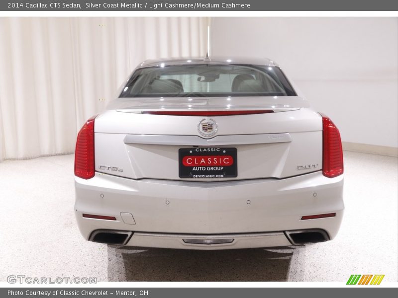 Silver Coast Metallic / Light Cashmere/Medium Cashmere 2014 Cadillac CTS Sedan