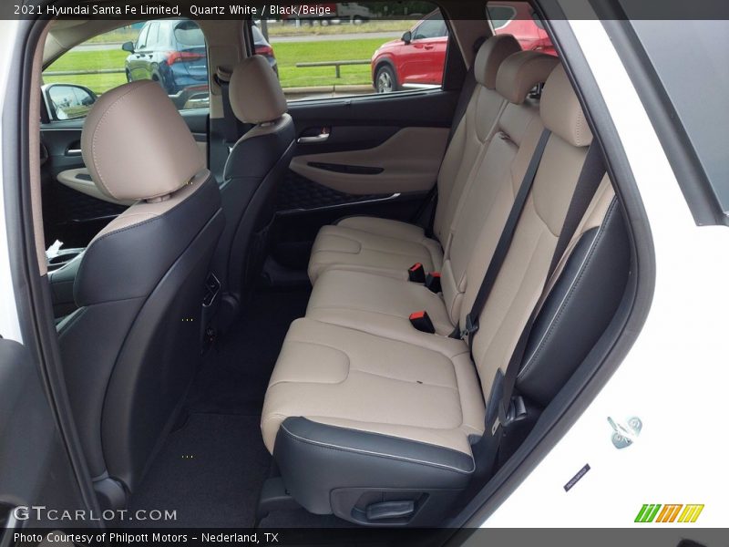 Rear Seat of 2021 Santa Fe Limited