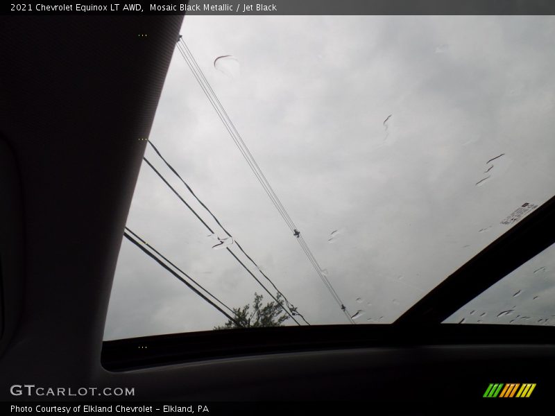 Mosaic Black Metallic / Jet Black 2021 Chevrolet Equinox LT AWD