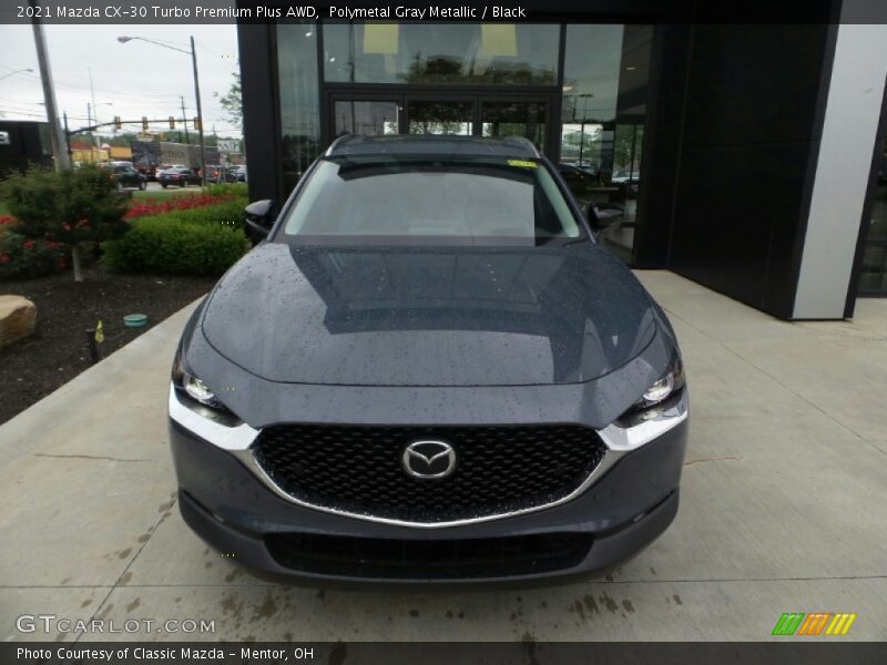 Polymetal Gray Metallic / Black 2021 Mazda CX-30 Turbo Premium Plus AWD