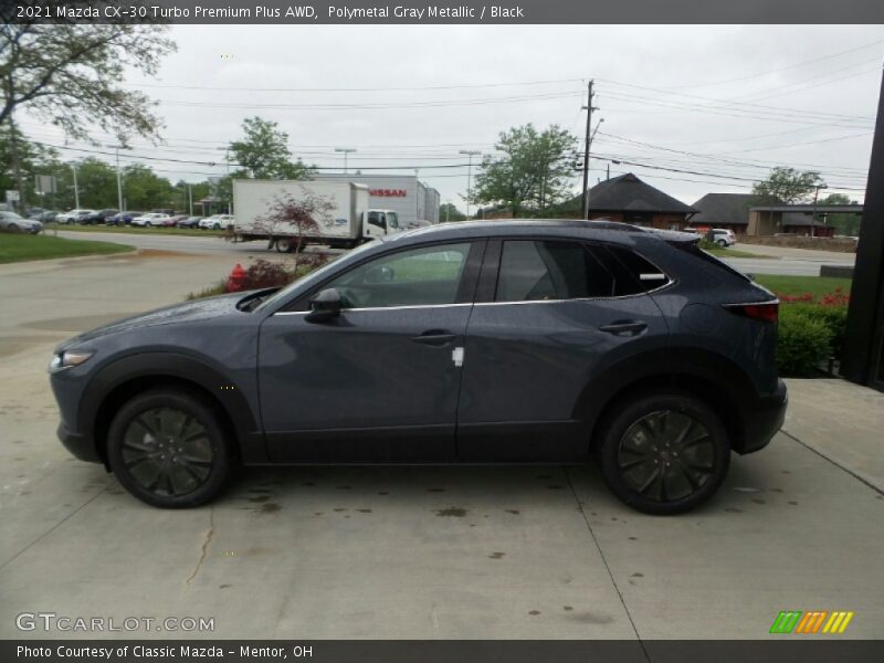 Polymetal Gray Metallic / Black 2021 Mazda CX-30 Turbo Premium Plus AWD