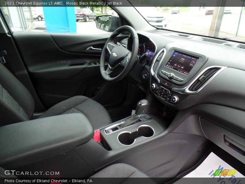 Mosaic Black Metallic / Jet Black 2021 Chevrolet Equinox LT AWD
