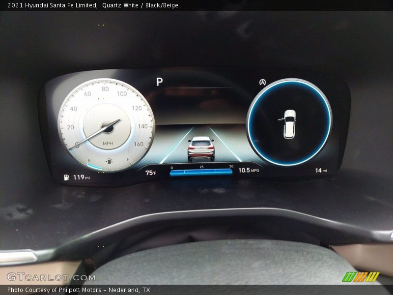  2021 Santa Fe Limited Limited Gauges