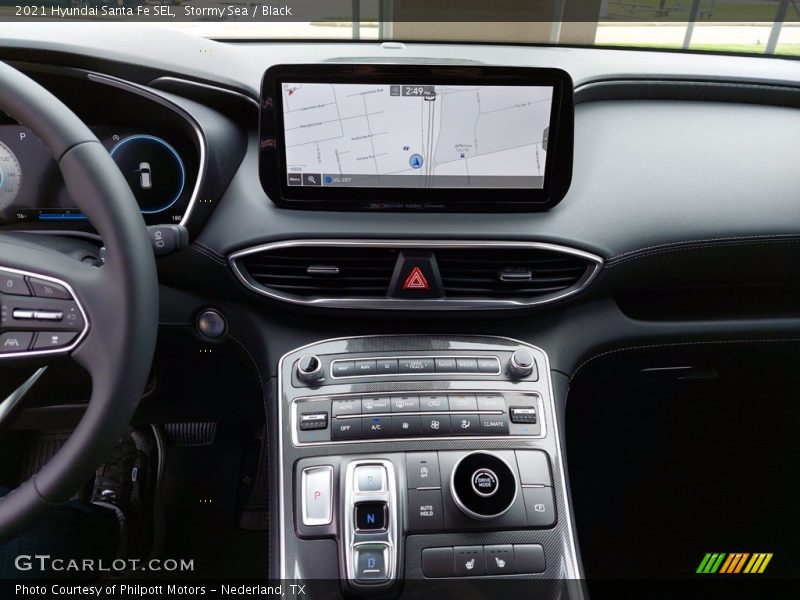 Navigation of 2021 Santa Fe SEL