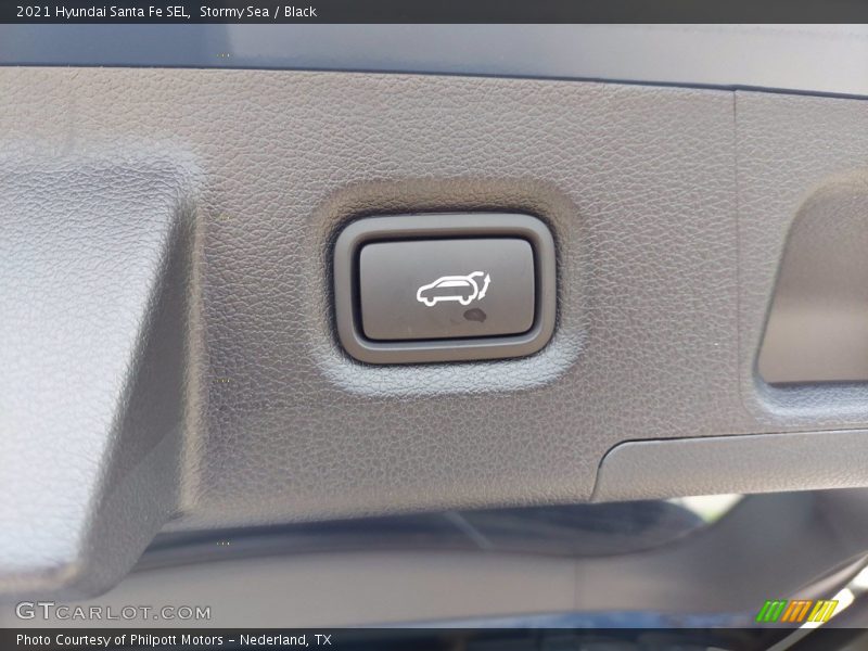 Stormy Sea / Black 2021 Hyundai Santa Fe SEL