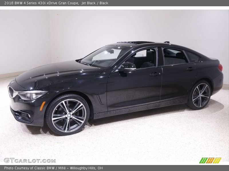 Jet Black / Black 2018 BMW 4 Series 430i xDrive Gran Coupe