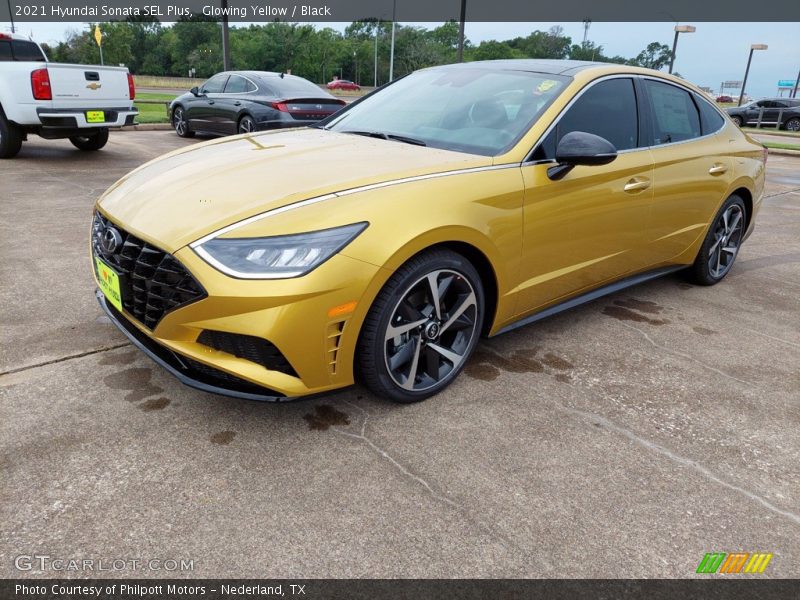 Front 3/4 View of 2021 Sonata SEL Plus