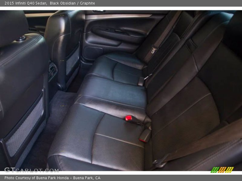 Black Obsidian / Graphite 2015 Infiniti Q40 Sedan