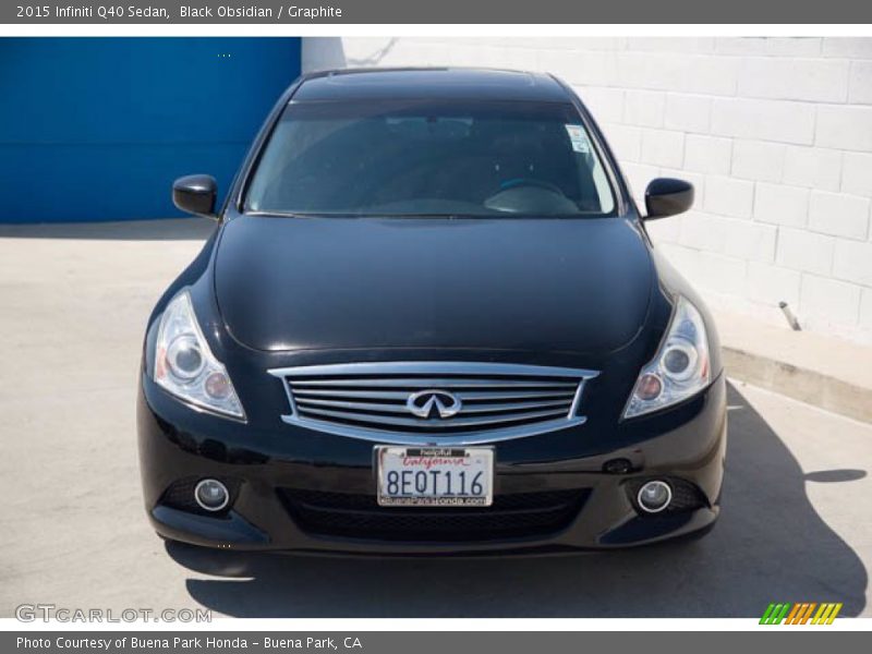 Black Obsidian / Graphite 2015 Infiniti Q40 Sedan