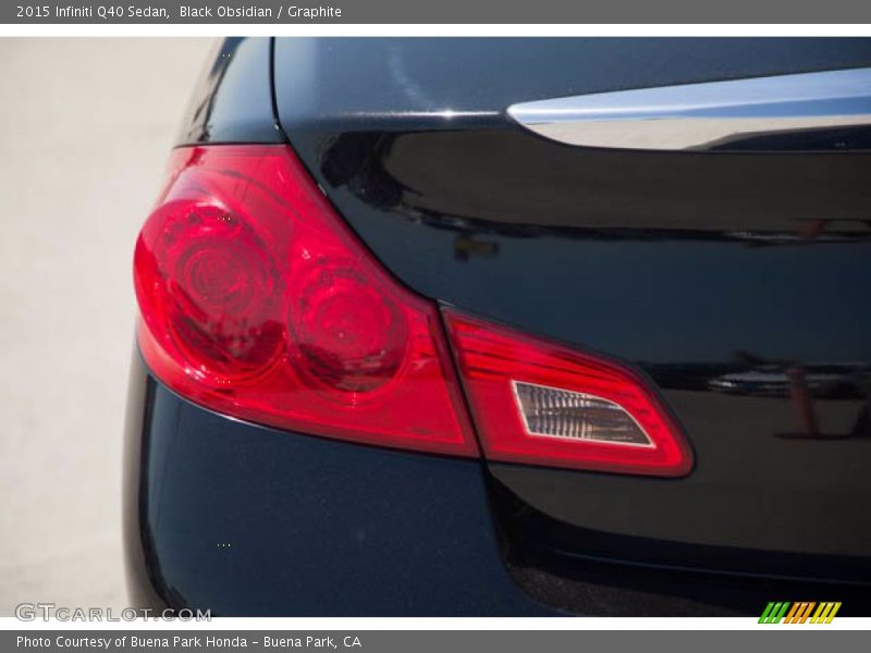 Black Obsidian / Graphite 2015 Infiniti Q40 Sedan