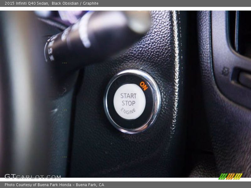 Black Obsidian / Graphite 2015 Infiniti Q40 Sedan