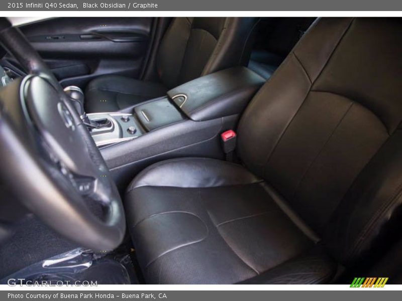 Black Obsidian / Graphite 2015 Infiniti Q40 Sedan