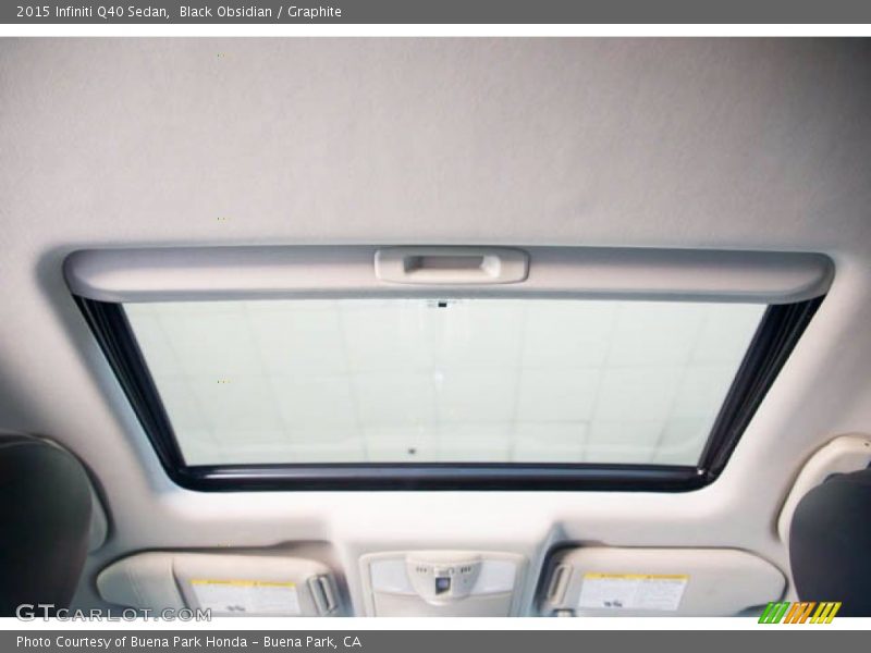 Black Obsidian / Graphite 2015 Infiniti Q40 Sedan