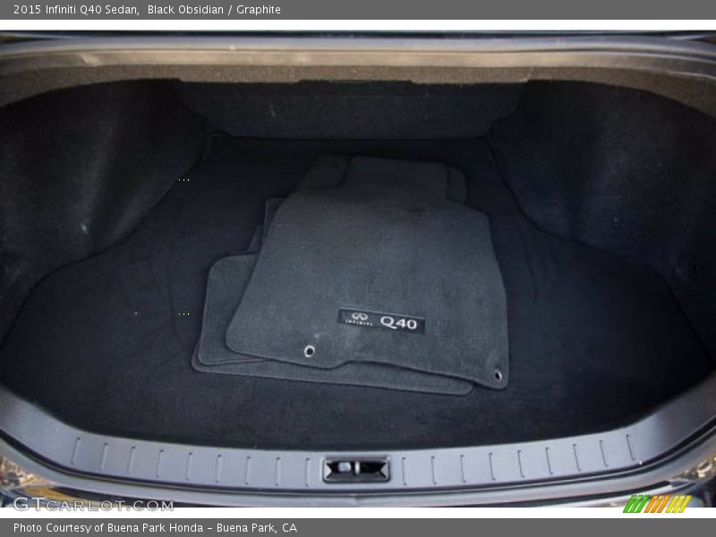 Black Obsidian / Graphite 2015 Infiniti Q40 Sedan
